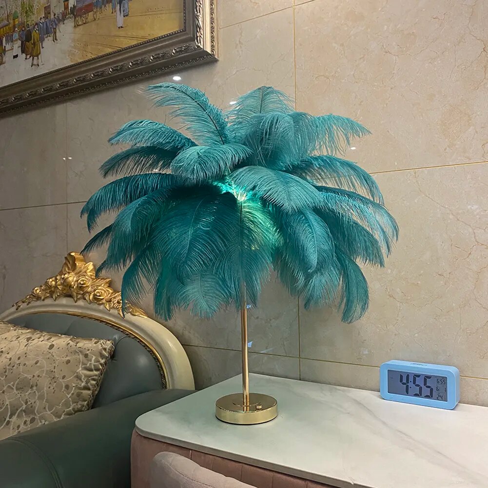 Lampe Plume Créative