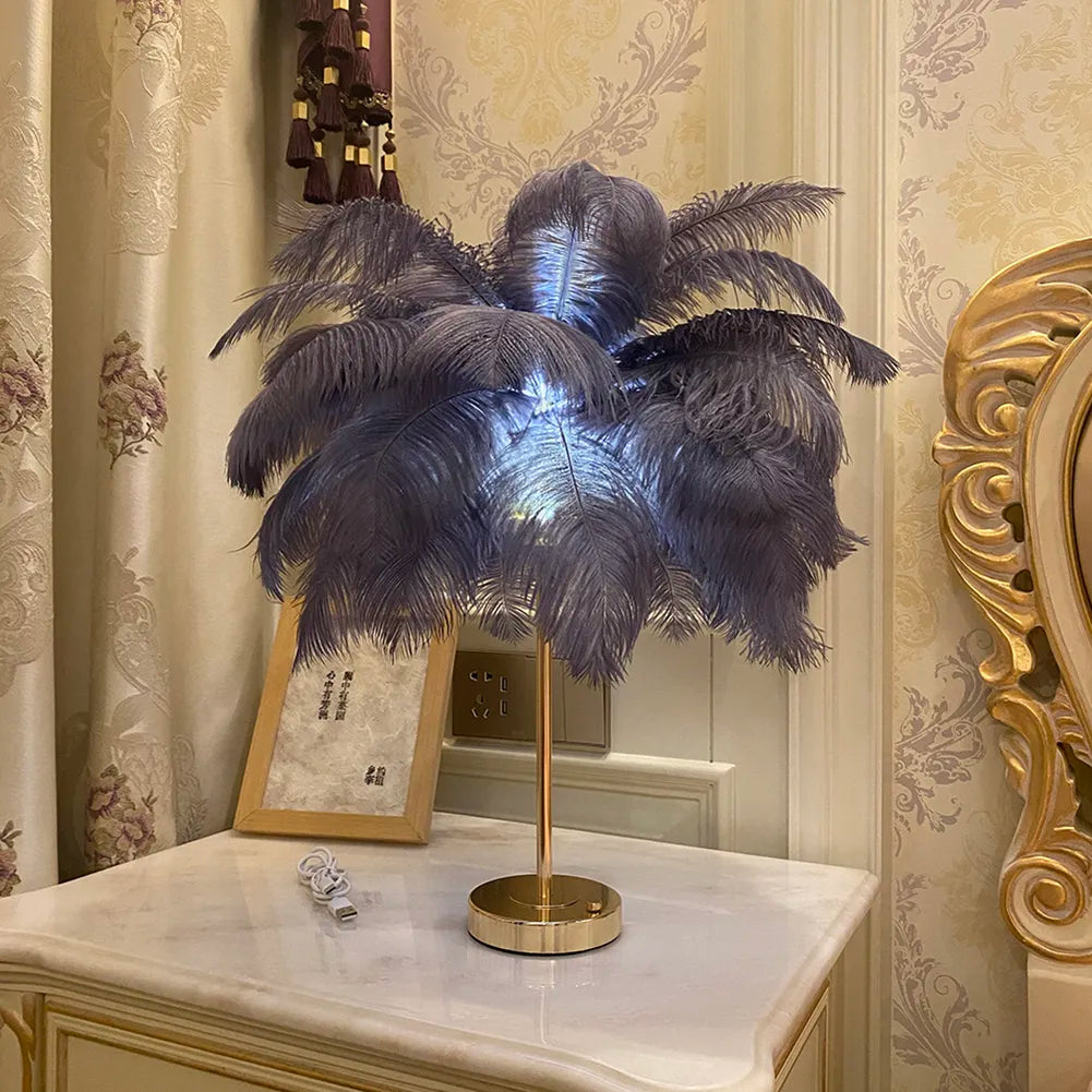 Lampe Plume Créative