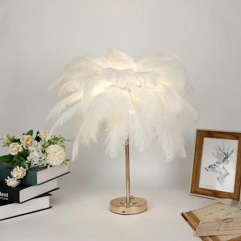 Lampe Plume Créative